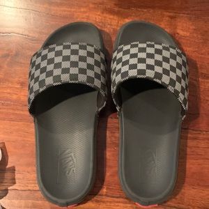 Boys size 6 Vans slip ons